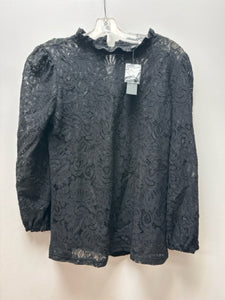 Size S Adiva Black Lace Shirt