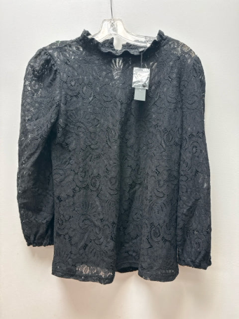 Size S Adiva Black Lace Shirt