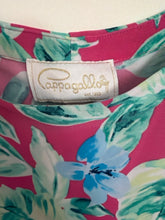 Load image into Gallery viewer, Size M Pappagallo Pink Leaf Print Dress
