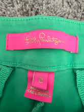 Load image into Gallery viewer, Size 8 Lilly pulitzer Green Solid Shorts
