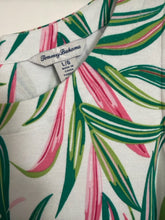 Load image into Gallery viewer, Size L Tommy Bahama White Leaf Print Dress
