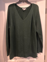 Load image into Gallery viewer, Size XL Athleta Hunter Green Knit Sweater
