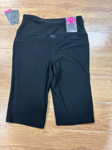 Size M NYL Black Solid Workout