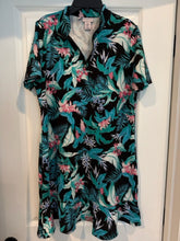 Load image into Gallery viewer, Size L Tommy Bahama Blue Tropical Dress
