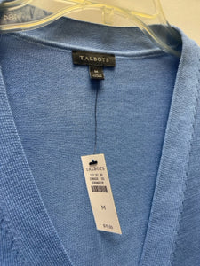 Size M Talbots Blue Solid Cardigan