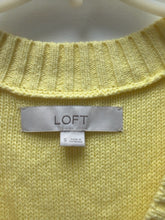 Load image into Gallery viewer, Size S Loft Yellow Knit Sweater
