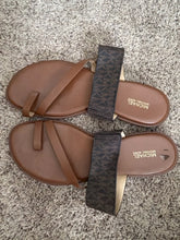 Load image into Gallery viewer, Michael Kors Brown Design Sandals
