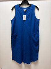 Load image into Gallery viewer, Size M J.Jill Blue Petite Solid Dress
