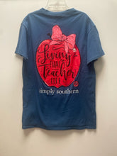 Load image into Gallery viewer, Size M Simply Southern Navy Casual Top
