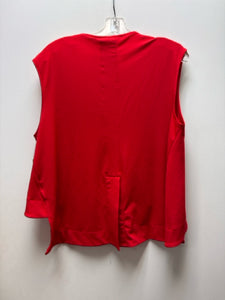 Size L Rachel Red Solid Shirt