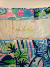 Load image into Gallery viewer, Size S Lilly pulitzer Blue Tropical Dress
