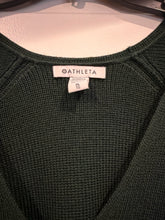 Load image into Gallery viewer, Size XL Athleta Hunter Green Knit Sweater
