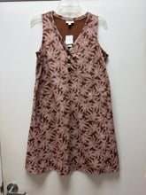 Load image into Gallery viewer, Size M J.Jill Brown Petite Leaf Print Dress
