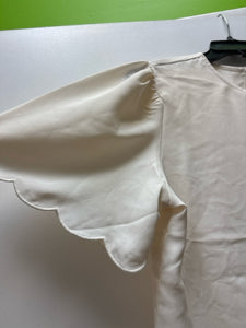 Size S Express Off White Solid Blouse