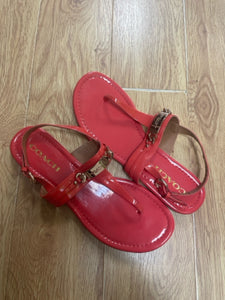 8 Coach Coral Sandals