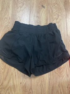 Size 4 Lululemon Black Solid Workout