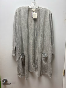 Size One Size DONNI Gray Stripe Cardigan