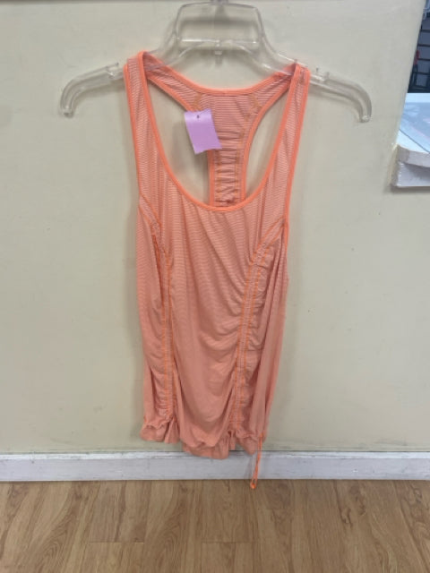 Size M/L Lululemon Orange Stripe Workout