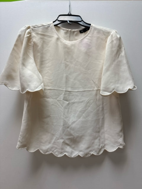 Size S Express Off White Solid Blouse