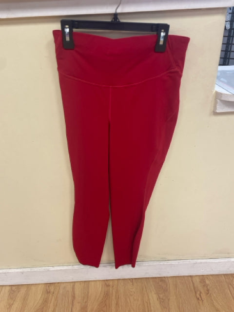 Size 8 Lululemon Red Solid Workout
