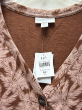 Load image into Gallery viewer, Size M J.Jill Brown Petite Leaf Print Dress
