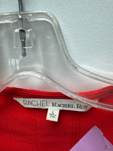 Size L Rachel Red Solid Shirt