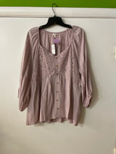 Load image into Gallery viewer, Size XL Maurices Purple Knit Solid Shirt
